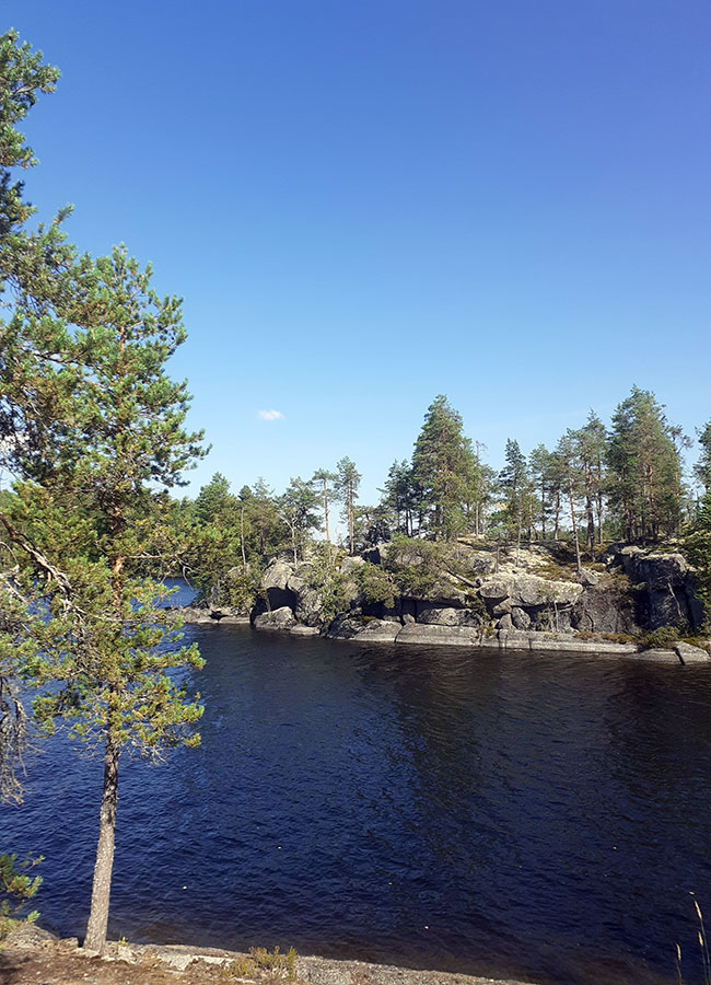 Soisalonseläkkeen retkisataman viereisestä saaresta kuva